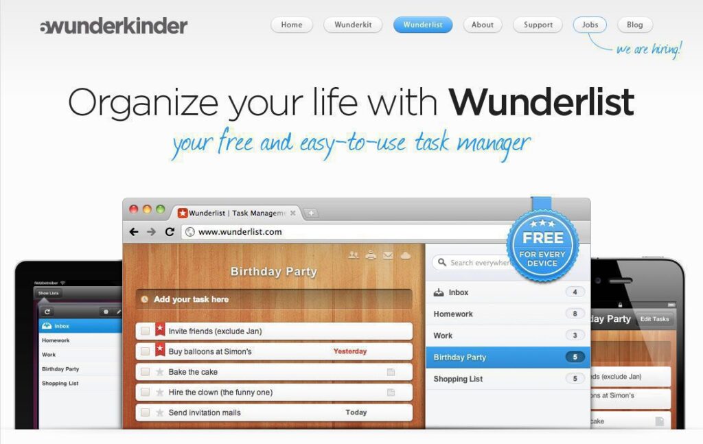 wunderlist wunderlist iPhoneおすすめtodoアプリ