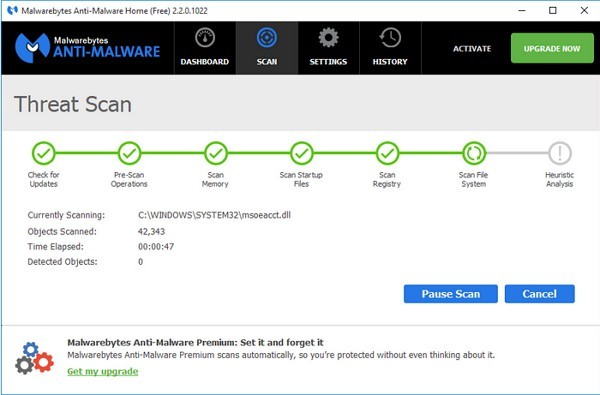 Malwarebytes Anti-Malware Free:マルウェア対策に