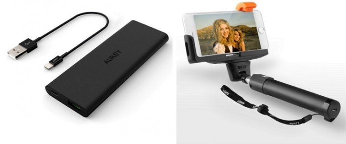 aukey-sale-2016-01-23 Aukeyが自撮り棒と3,600mAhモバイルバッテリーの特価セールを開催!