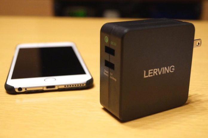lerving-30w-2-ports-usb-rapid-charger-quick-charge-2-0-review LERVING 30W 2ポート USB超急速充電器レビュー