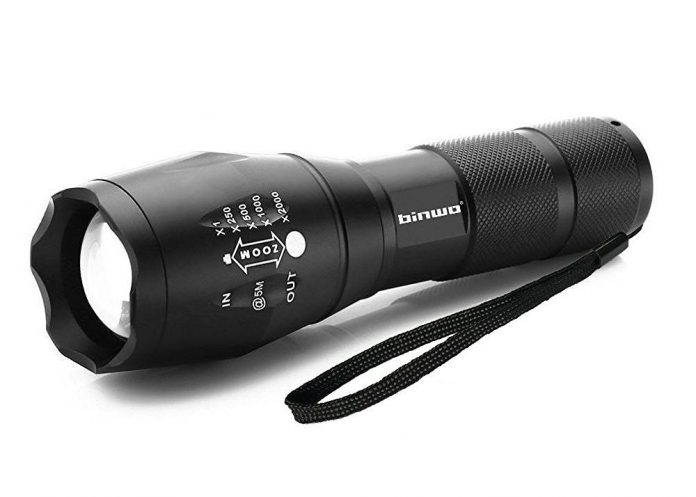binwo-led-flash-light-xml-t6-2000-lm-review BINWO LEDフラッシュライト/懐中電灯 XML-T6 レビュー