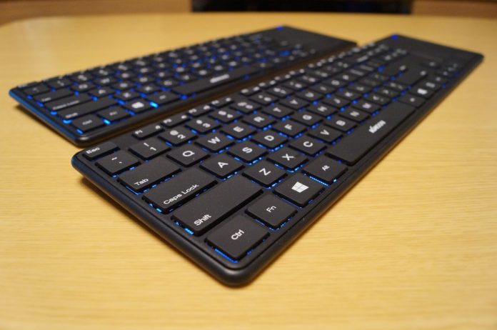 kkmoon-us-wireless-keybord-13-15-inch-review KKmoon 英語配列 ワイヤレスキーボード レビュー