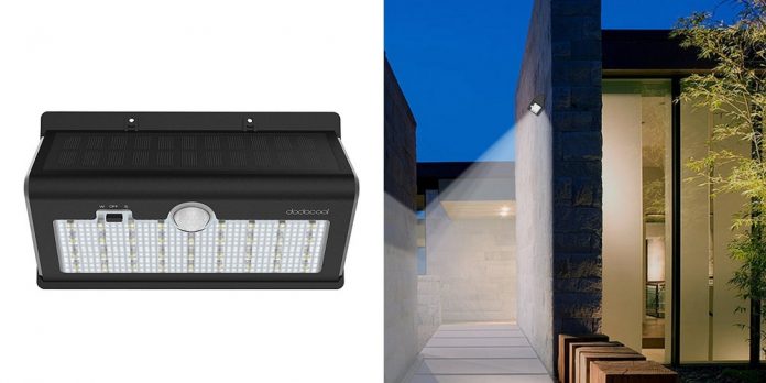dodocool-waterproof-led-solar-light-review 【レビュー】明るくて機能的!「dodocool 26 LED 防水ソーラーライト 520ルーメン」は大容量バッテリーを内蔵した使いやすいソーラーライト!軒先などの照明に最適ですよ!