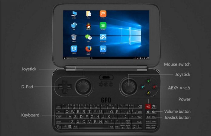 gpd-win-windows-10-gaming-pc-tablet 「GPD WIN」の外観