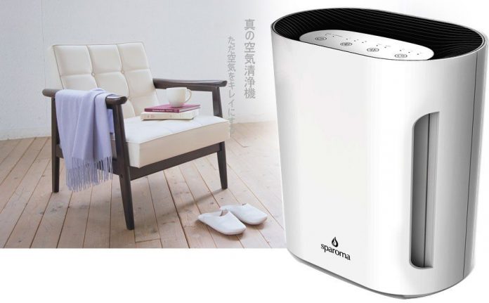 sparoma-air-cleaner-cf-8005-review 【レビュー】あえて加湿機能無し!「sparoma 空気清浄機 CF-8005」は多層フィルターとUVライトを搭載したスタイリッシュな空気清浄機!