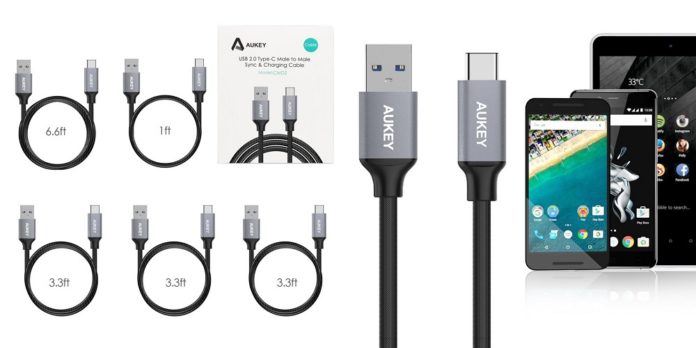 aukey-usb-c-usb-3-0-cable-5-sets-cb-cmd2-amazon-sale 【セール情報】AUKEYが「AUKEY USB-C to USB 3.0 ケーブル 5本セット」の特価セールをAmazonにて開催中!