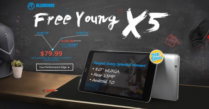 CUBE-Free-Young-X5-gearbest-sale GearBest独占発売!Android 7.0搭載8インチタブレット「CUBE Free Young X5」の発売記念特価セールが開催中!