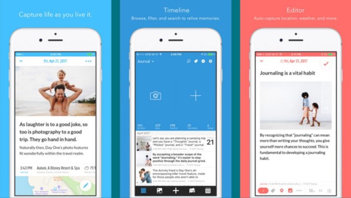 apple-day-one-free-app-2017 管理人も愛用中の人気日記アプリ「Day One」が「今週のApp」として無料配信中!これは貰っとこ!