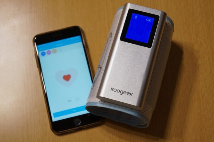 koogeek-brachial-sphygmomanometer-bp2 【レビュー】アプリ経由で手軽に血圧測定可能!「Koogeek 上腕式 スマート血圧計 BP2」はiOSとAndroidデバイスに対応したスマート血圧計!