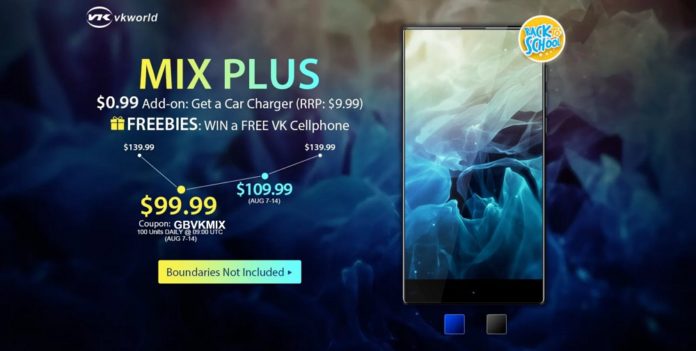vkworld-mix-plus-gearbest-sale-news GearBest独占発売!狭額縁で安価なAndroidスマホ「Vkworld Mix Plus」が8月14日までクーポン利用で99.99ドル!毎日100台限定です!