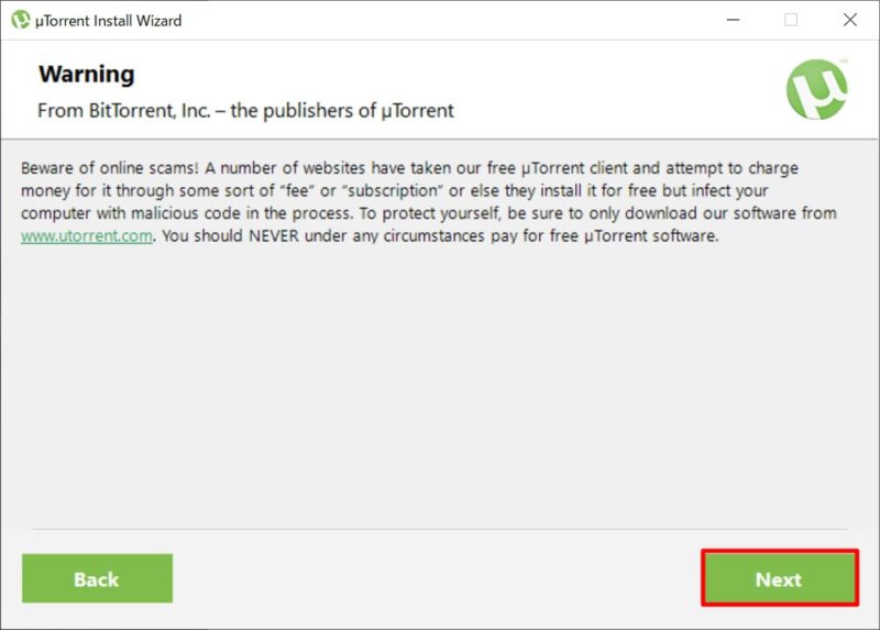 「uTorrent」のインストール