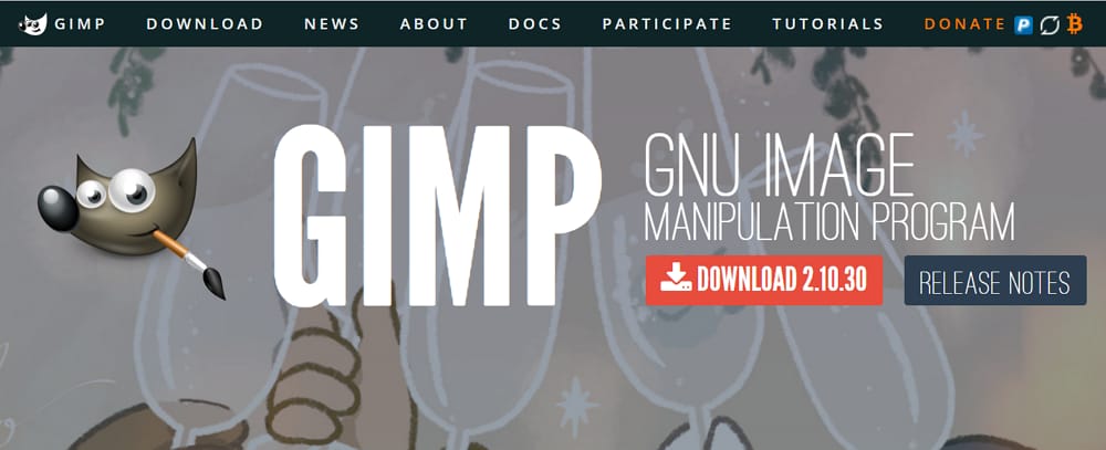 最新のGIMP（ギンプ）日本語版のダウンロード＆インストール方法