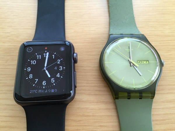 Apple Watch を他の腕時計と比較してみた！