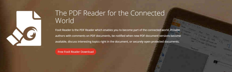 Foxit Reader：無料なのに高機能なPDFビューア