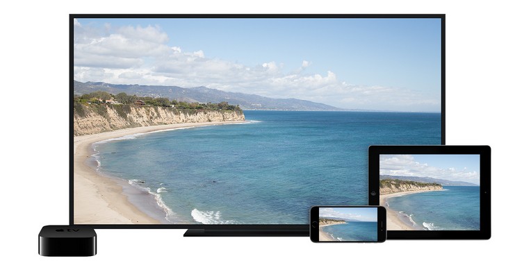 iPhoneの画面をApple TVにAirPlay ミラーリングで表示する方法