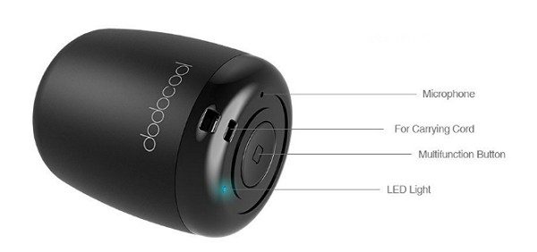 「dodocool ミニワイヤレススピーカー」の使い方/Bluetoothペアリング方法