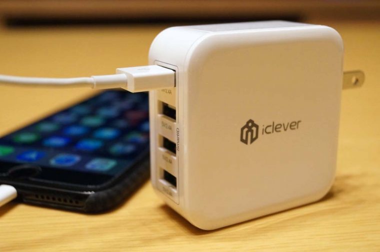 iClever 4ポート USB充電器 8A 40W IC-TC04 レビュー