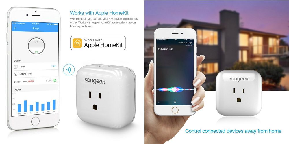 AppleのHomeKitに対応！「Koogeek スマートコンセント」はWi-Fi経由で電源のオンオフが可能な近未来コンセント！