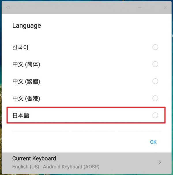 CHUWI Hi10 Plus：「Remix OS 2.0」の日本語化