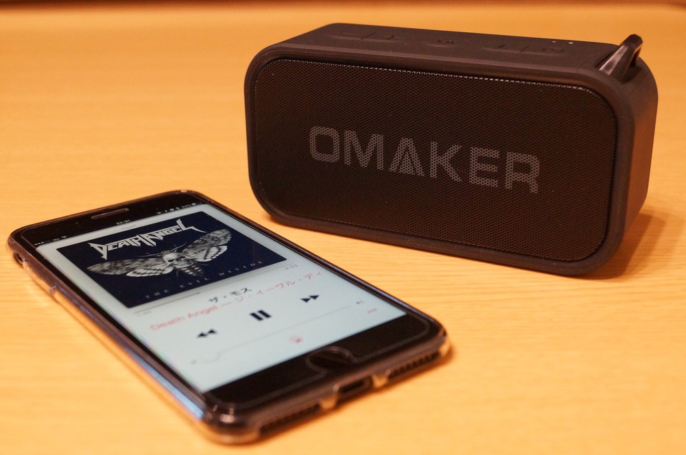 【レビュー】クリアな音が心地よい！「Omaker M6 Bluetoothスピーカー」は防水機能付き＆2台ペアリングしてステレオサウンドを楽しむことも可能！