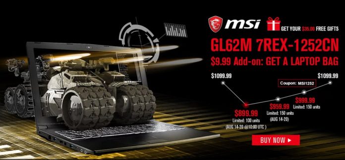 100-units-only-msi-gl62m-7rex-sale-gearbest MSI GL62M 7REX - 1252CN セールページ|GearBest