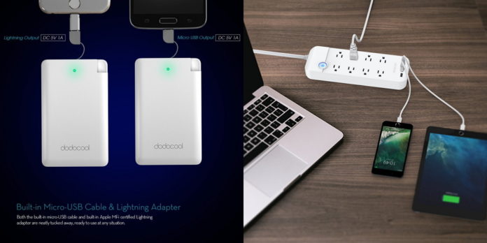 dodocool-sale-amazon-coupon-off-2017-11 dodocoolセール情報!人気のモバイルバッテリーやスマートコンセントが安い!割引クーポンを頂いたのでご紹介します!