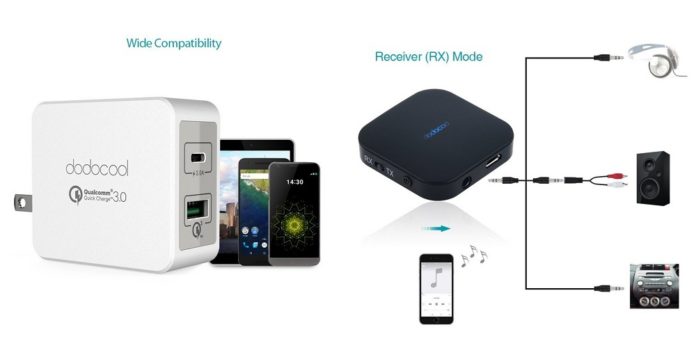 dodocool-sale-usb-c-rapid-charger-cable-waireless-sudio-transmitter-amazon-coupon dodocoolセール情報!USB-C対応の急速充電器やUSB-Cケーブル、ワイヤレスオーディオトランスミッターが安い!割引クーポンを頂いたのでご紹介します!