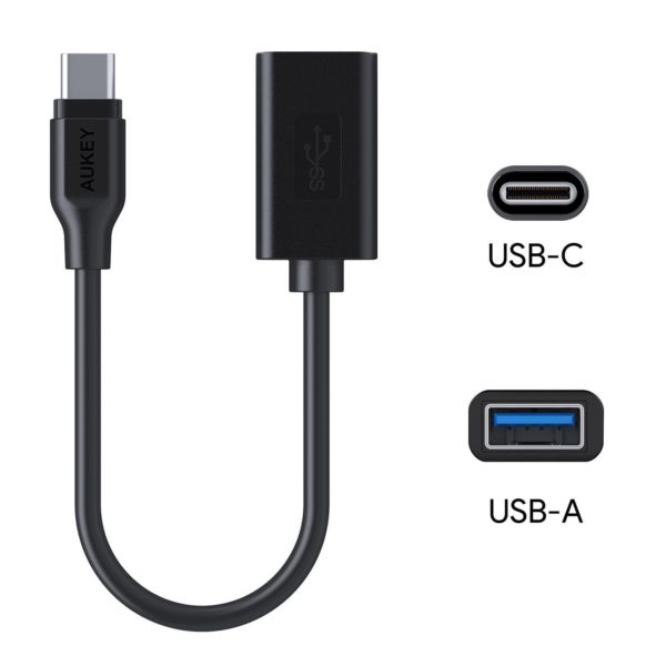 「AUKEY USB C 変換コネクタ Type C to USB 3.0 OTGケーブル (2本セット)」レビューまとめ！