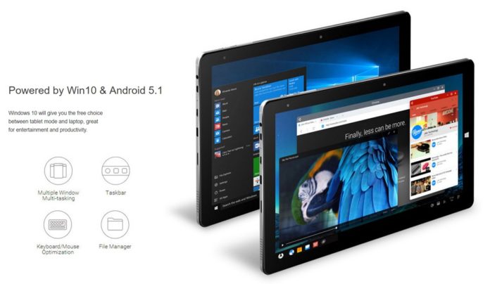 chuwi-hi10-pro-windows10-android5-1-tablet-amazon-time-sale 22,500円!Windows 10とAndroid 5.1 デュアルシステム搭載の「CHUWI Hi10 Pro タブレット」が5月4日のAmazonタイムセールに登場!気になる方は要チェック!
