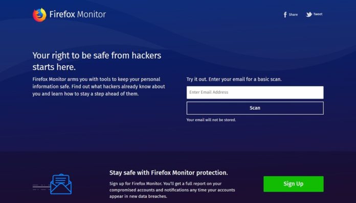firefox-monitor-checking-leakage-of-personal-information Mozillaが個人情報の漏洩をチェックできる「Firefox Monitor」をリリース。アカウントがハックされた際のアラートサービスもあり。