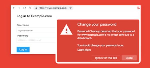 Chromeでの「Password Checkup」使用方法