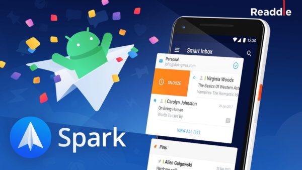 Androidに無料メールアプリ「Spark」が配信開始！超おすすめなので是非使ってみて！便利に使える初期設定のポイントも解説！