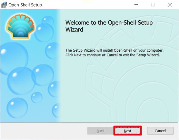 「Open Shell」のインストール方法
