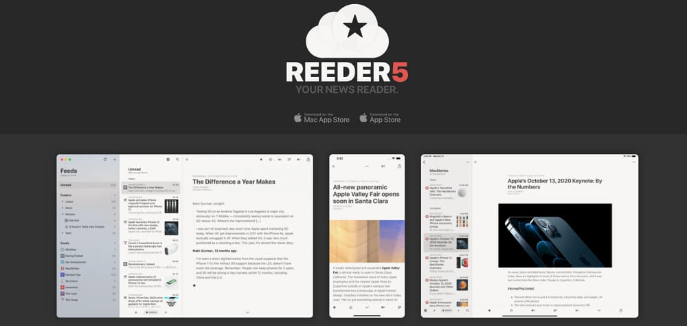 人気rssリーダーアプリ Reeder 5 が発売開始 新機能やアイコンの変更方法 Reeder 4からの引継ぎ方法をご紹介 Enjoypclife Net