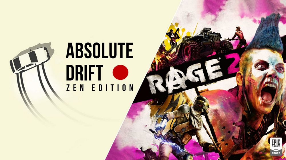 合計9,798円→無料！EpicGamesストアでオープンワールドFPS「Rage 2」と見下ろし型ドリフトレースゲーム「Absolute Drift」が2/26まで無料配布中！