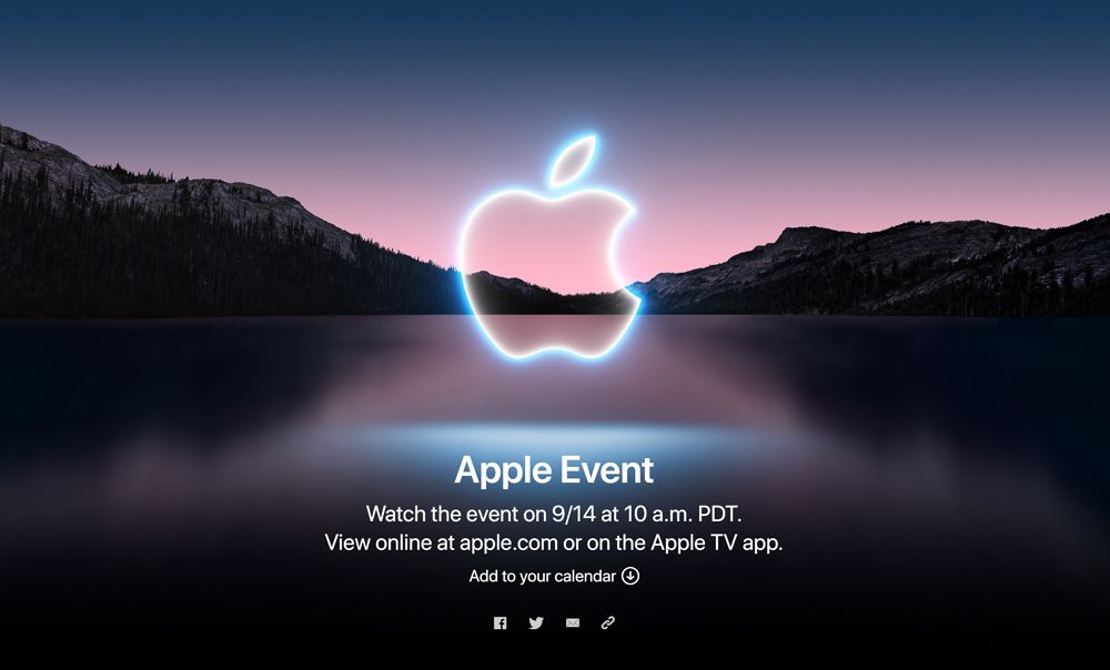 Appleの新型iPhone13発表イベントは日本時間9月15日午前2時より開始！