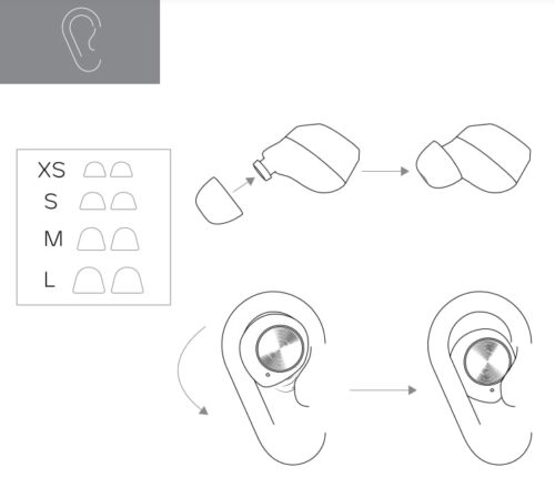 Sudio T2：耳への装着方法