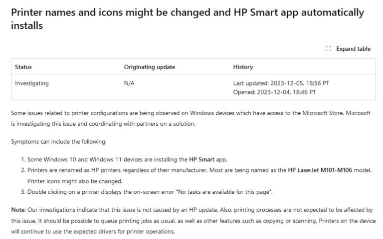 Windows 10/11でプリンター名が「HP LaserJet」に変更され「HP Smartアプリ」が勝手にインストールされる不具合が発生 ...