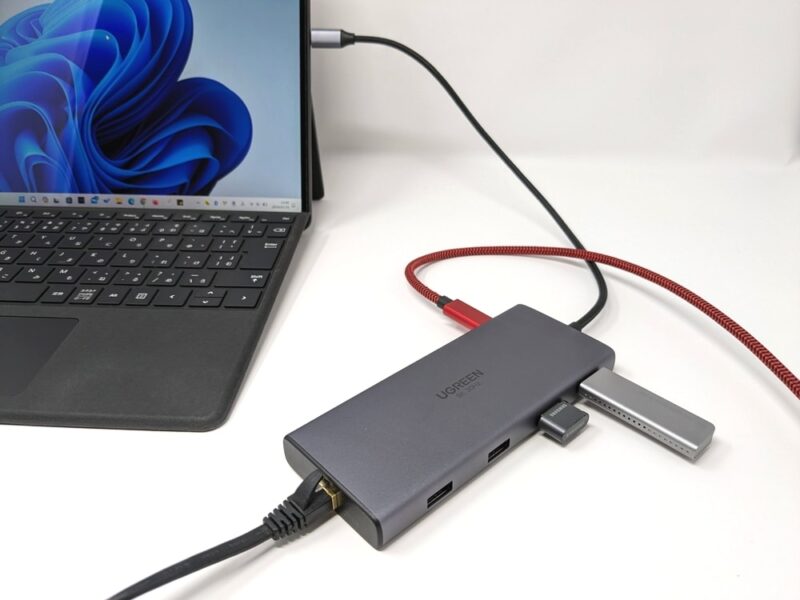 UGREEN Revodok Pro 210の使用感レビュー：USB-Cハブに求められる機能はほぼ全部入りで文句無し！iPhone 15でも動作確認！
