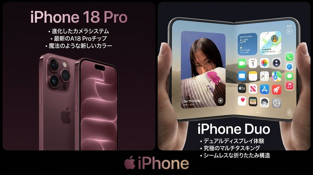 iPhone 18 Pro・iPhone 18 Pro Max・iPhone Duo徹底比較｜Appleが放つ2026年最大の進化とは